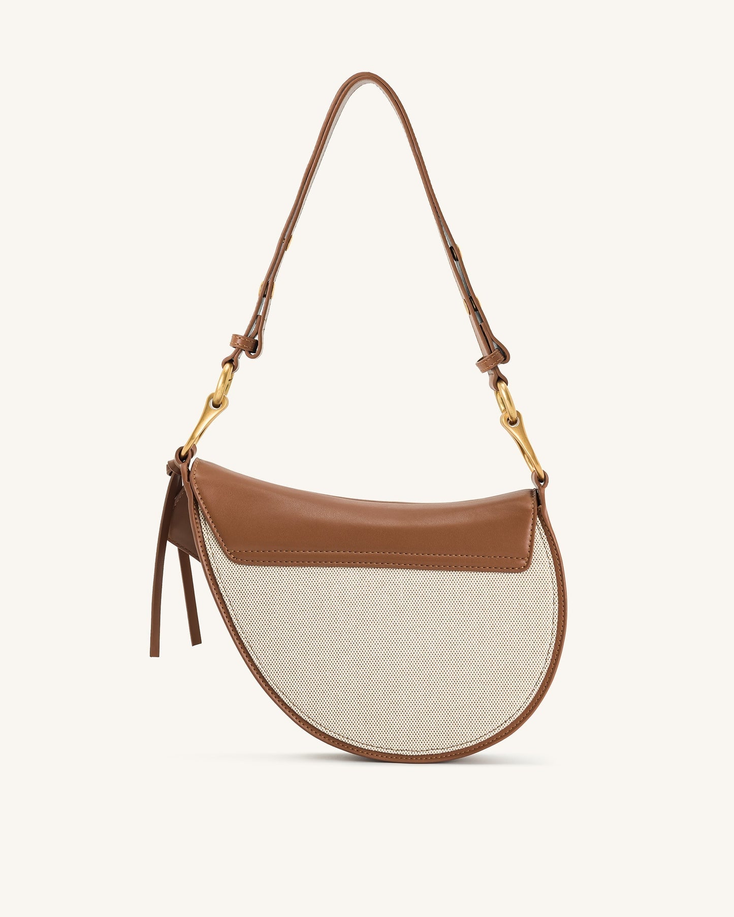 Ashlie Crossbody Bag - Brown Canvas