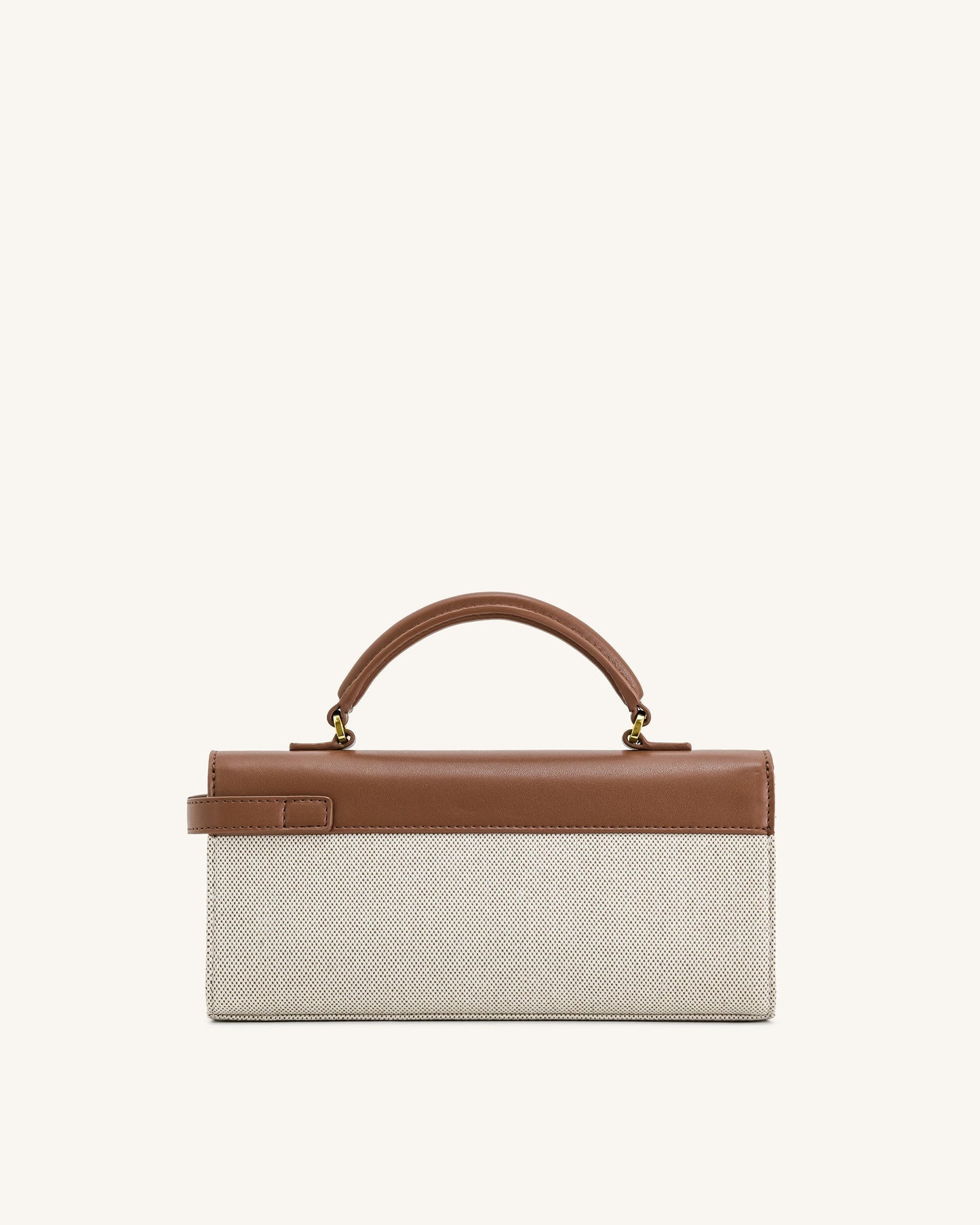 Keyla Top Handbag - Brown Canvas