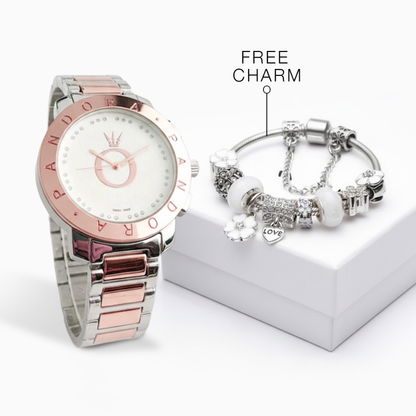 Watch Diamond + Free Complete Happiness Bracelet