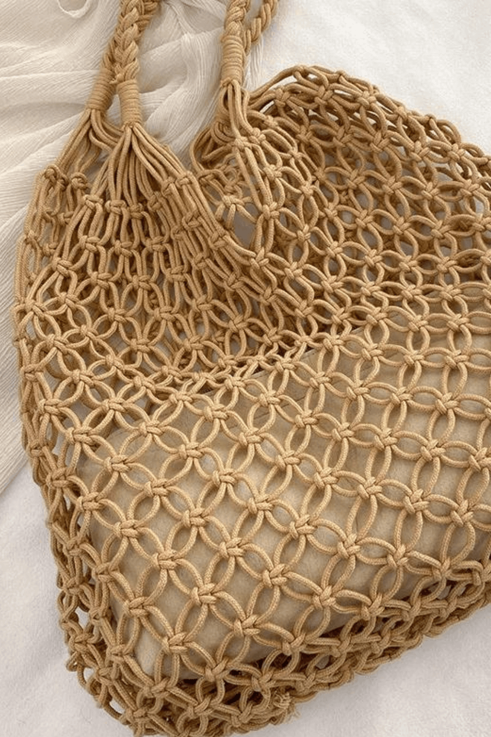 Women's Crochet Beach Bag