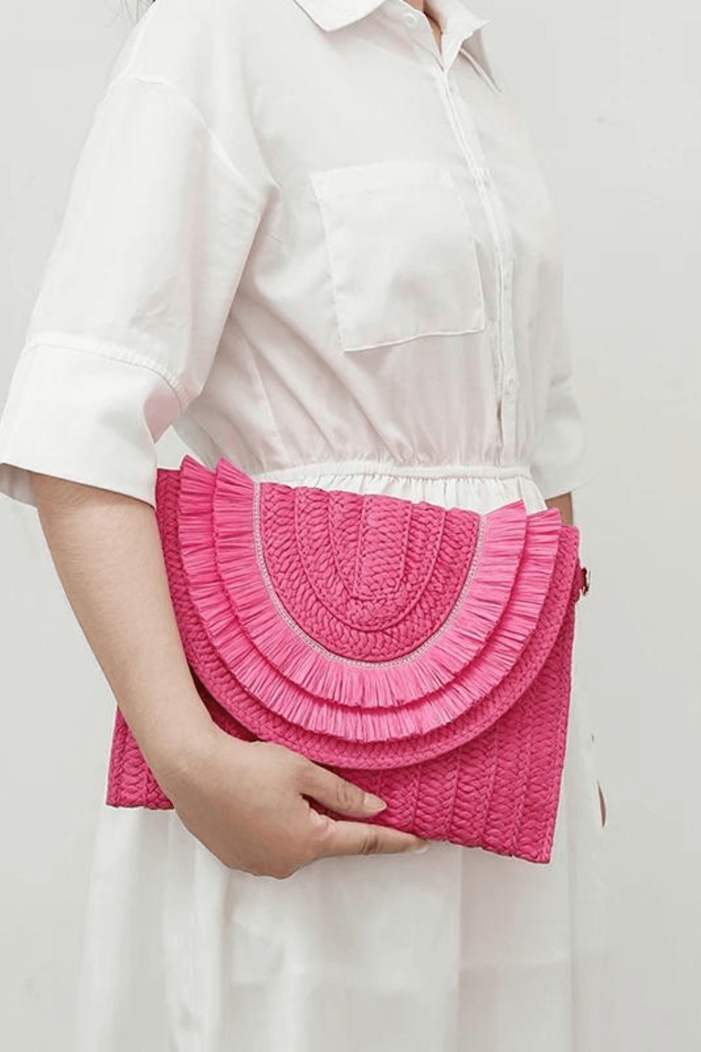 Straw Crossbody Bag - Amanda