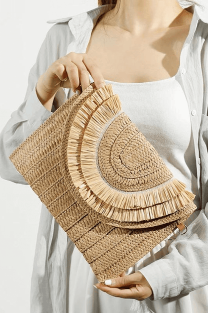 Straw Crossbody Bag - Amanda