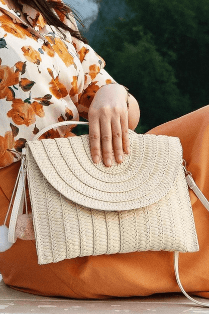 Straw Crossbody Bag - Laura