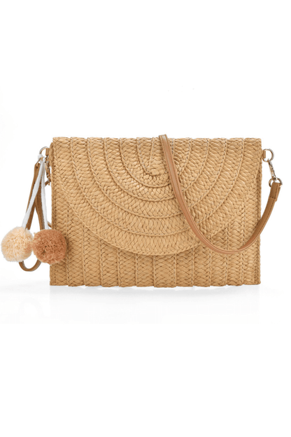 Straw Crossbody Bag - Laura